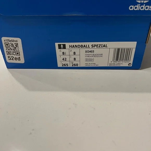 ADIDAS Handball Spezial sneaker, unisex shoe. Men's size 8.5, women's 9.5. - Picture 4 of 5